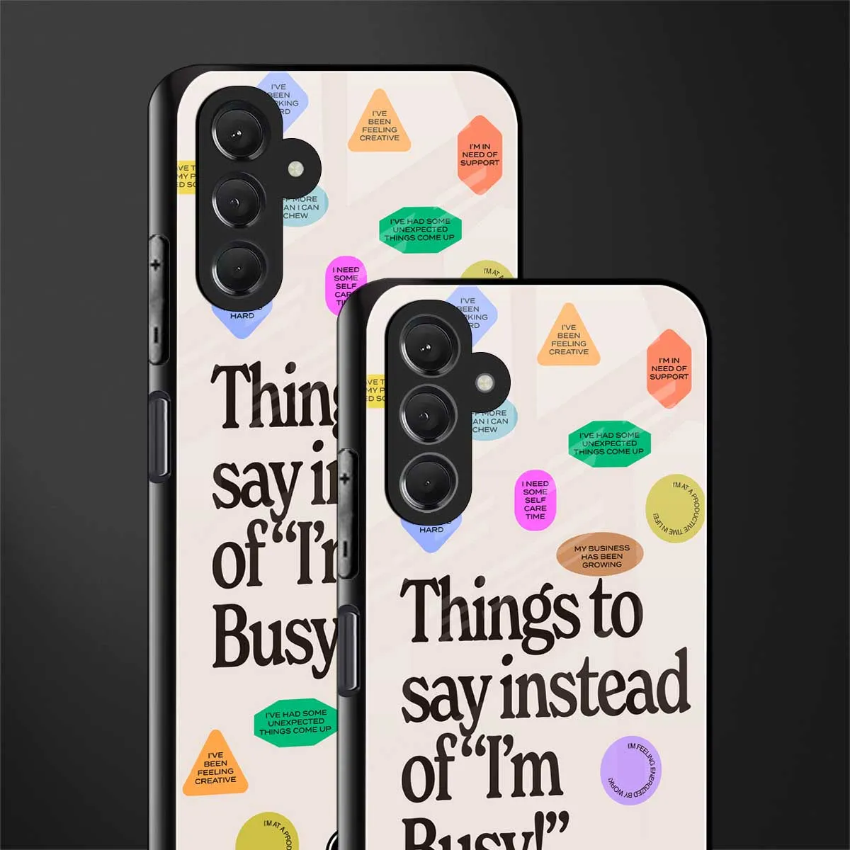10 Things To Say Phone Case for Samsung Galaxy A24 4G | Glass Case