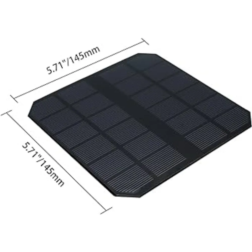 10cm Pet Solar Pannel 145x145 6V 500mA for educational Kits