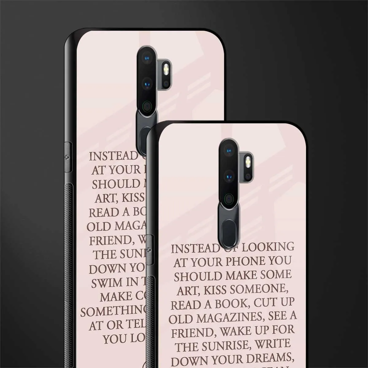 11 Things To Do Glass Case for Oppo A5 2020