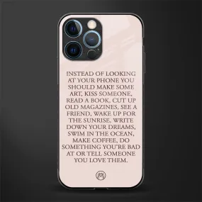 11 Things To Do Phone Case for IPhone 12 Pro | Glass Case