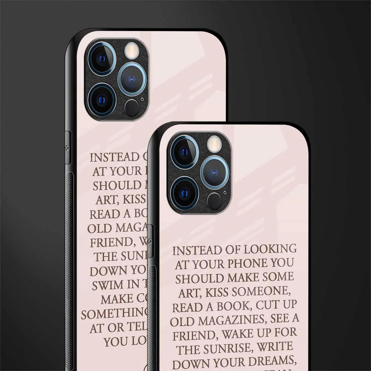 11 Things To Do Phone Case for IPhone 12 Pro max | Glass Case