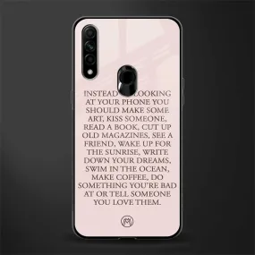 11 Things To Do PHONE CASE FOR OPPO A31 | GLASS CASE