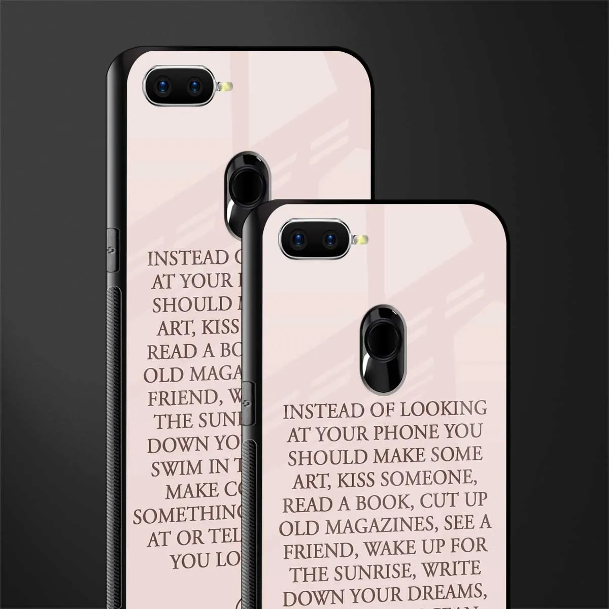 11 Things To Do Phone Case for Oppo F9/F9 Pro | Glass Case