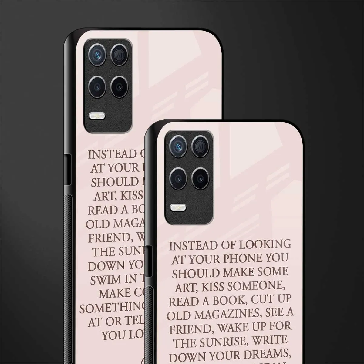 11 Things To Do Phone Case for Realme 8 5G | Glass Case