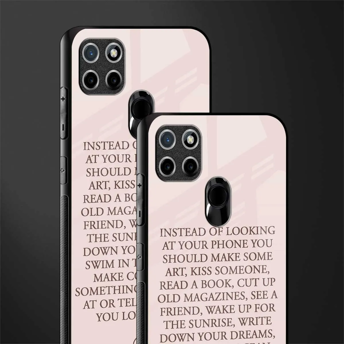 11 Things To Do Phone Case for Realme C21 | Glass Case
