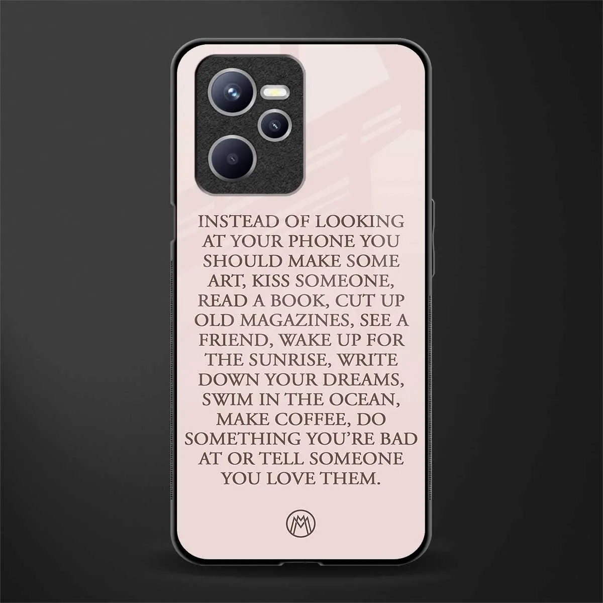 11 Things To Do Phone Case for Realme C35 | Glass Case