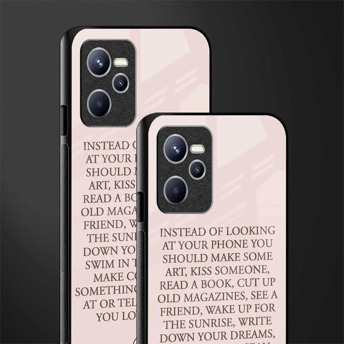 11 Things To Do Phone Case for Realme C35 | Glass Case