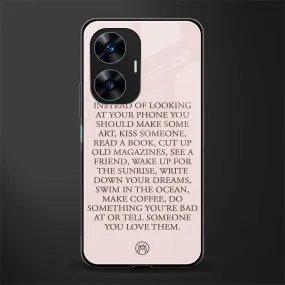 11 Things To Do Phone Case for Realme C55 | Glass Case