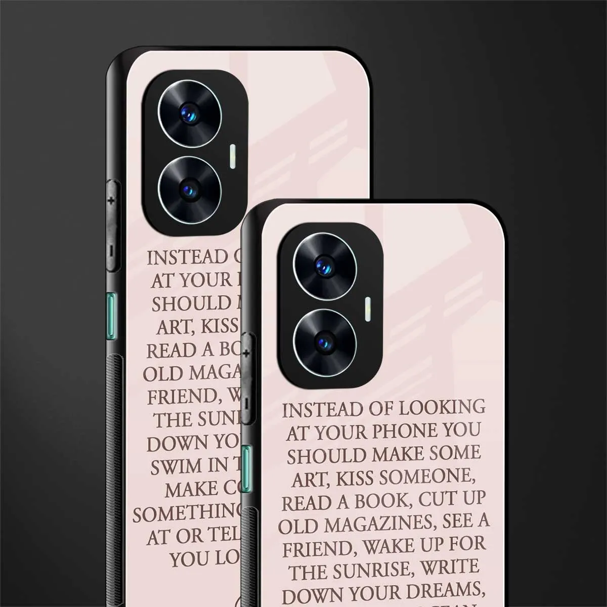 11 Things To Do Phone Case for Realme C55 | Glass Case