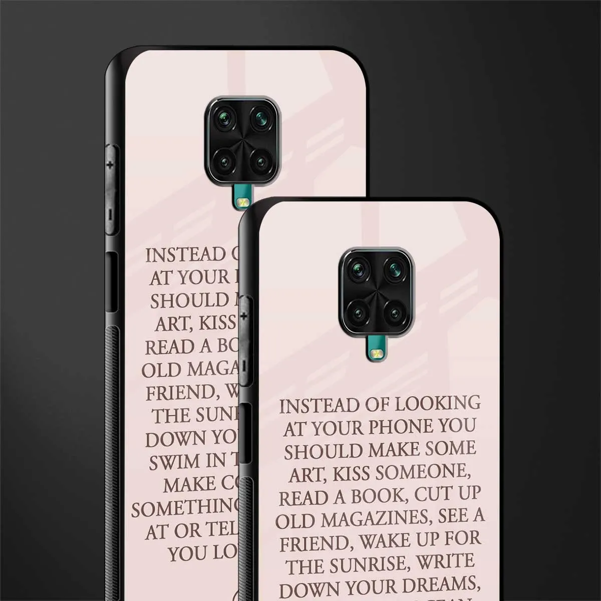 11 Things To Do Phone Case for Redmi Note 9 Pro | Glass Case