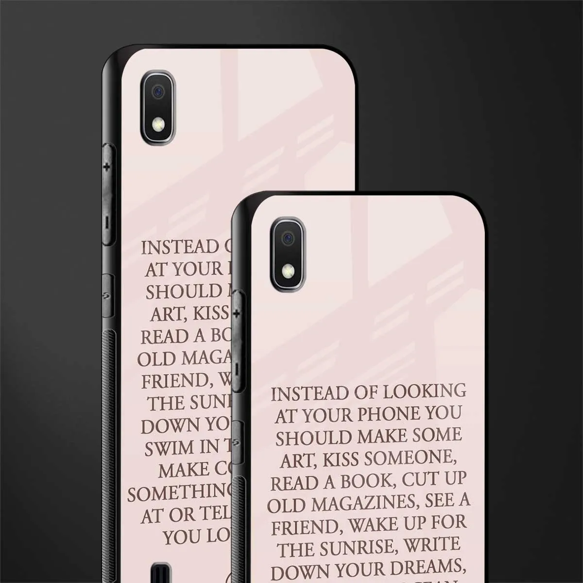 11 Things To Do Phone Case for Samsung Galaxy A10| Glass Case