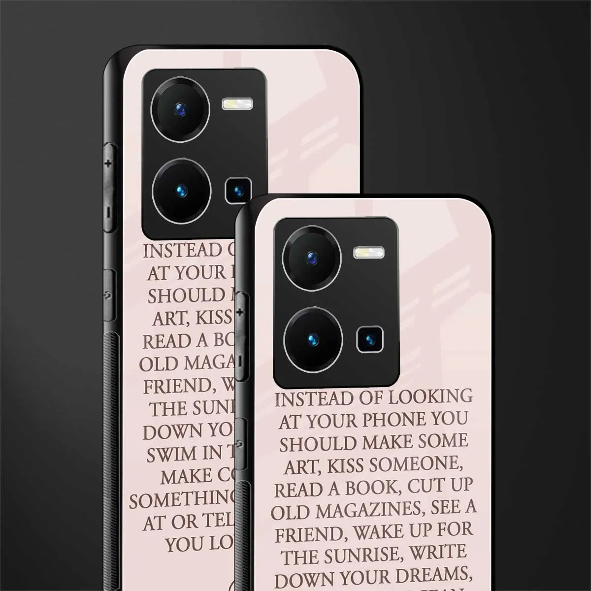 11 Things To Do Phone Case for Vivo Y35 | Glass Case
