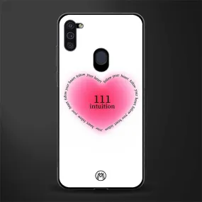 111 Intuition Phone Case for samsung A11 | Glass Case