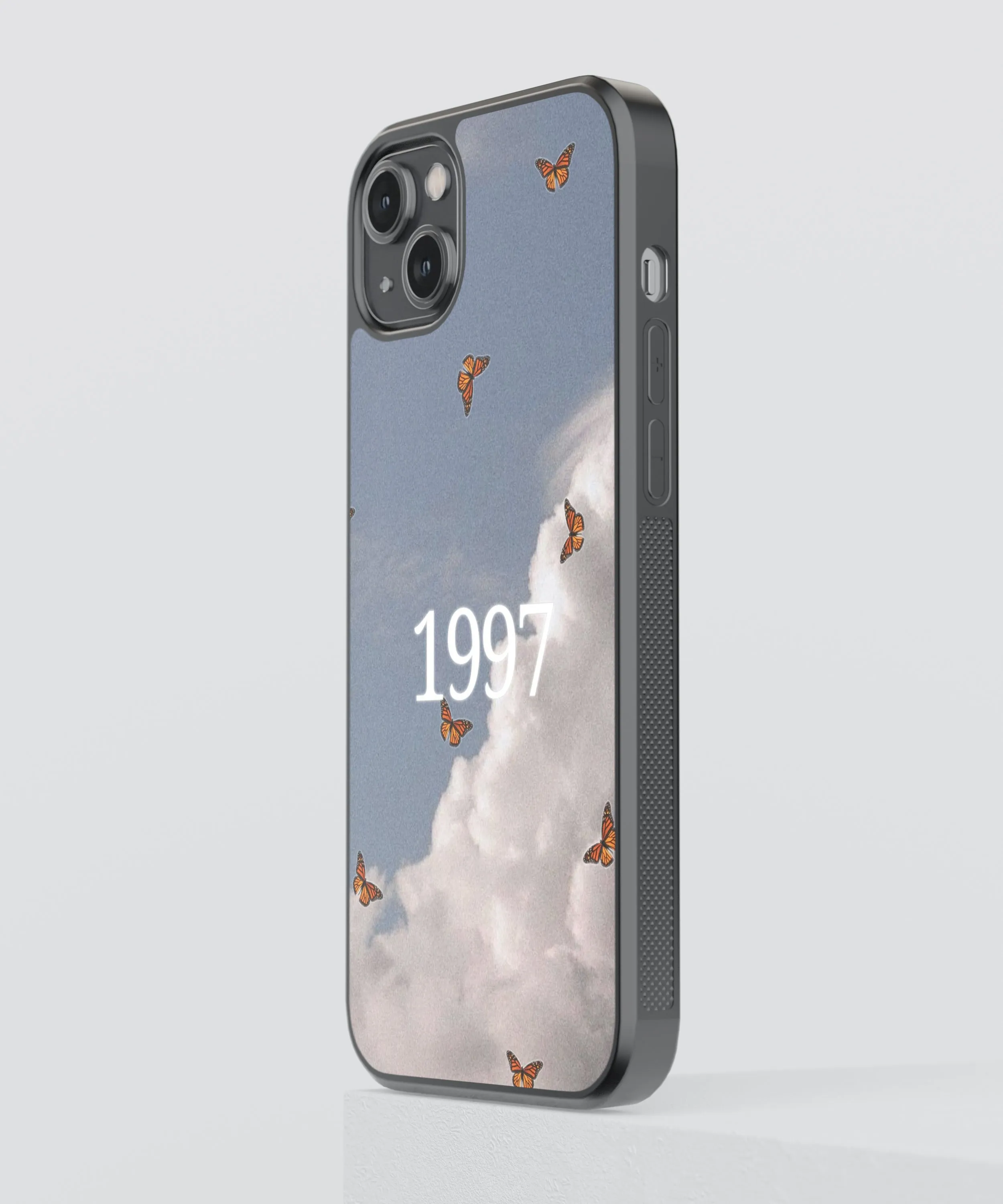 1997 Clouds Y2K Glass Phone Case Cover