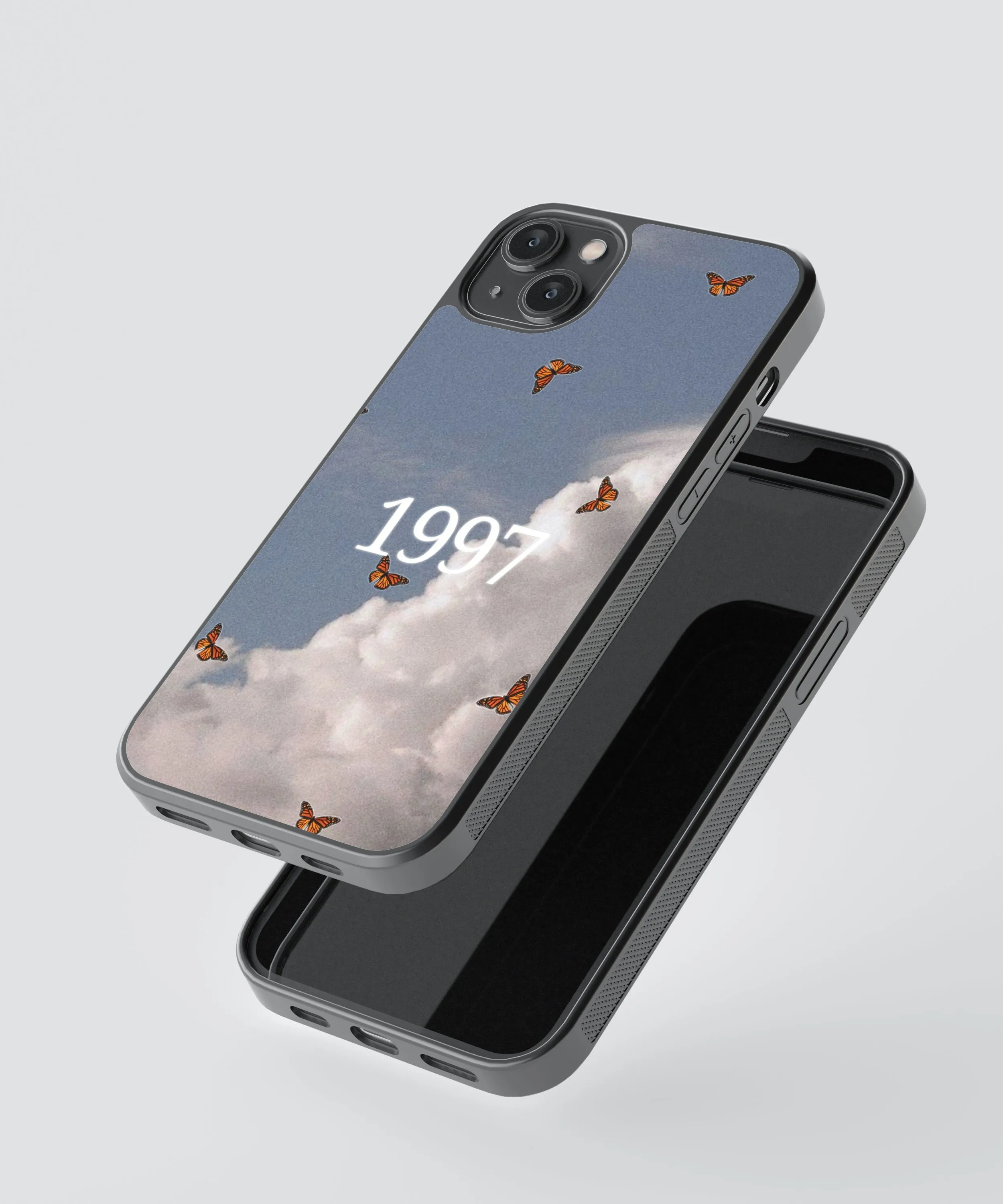 1997 Clouds Y2K Glass Phone Case Cover