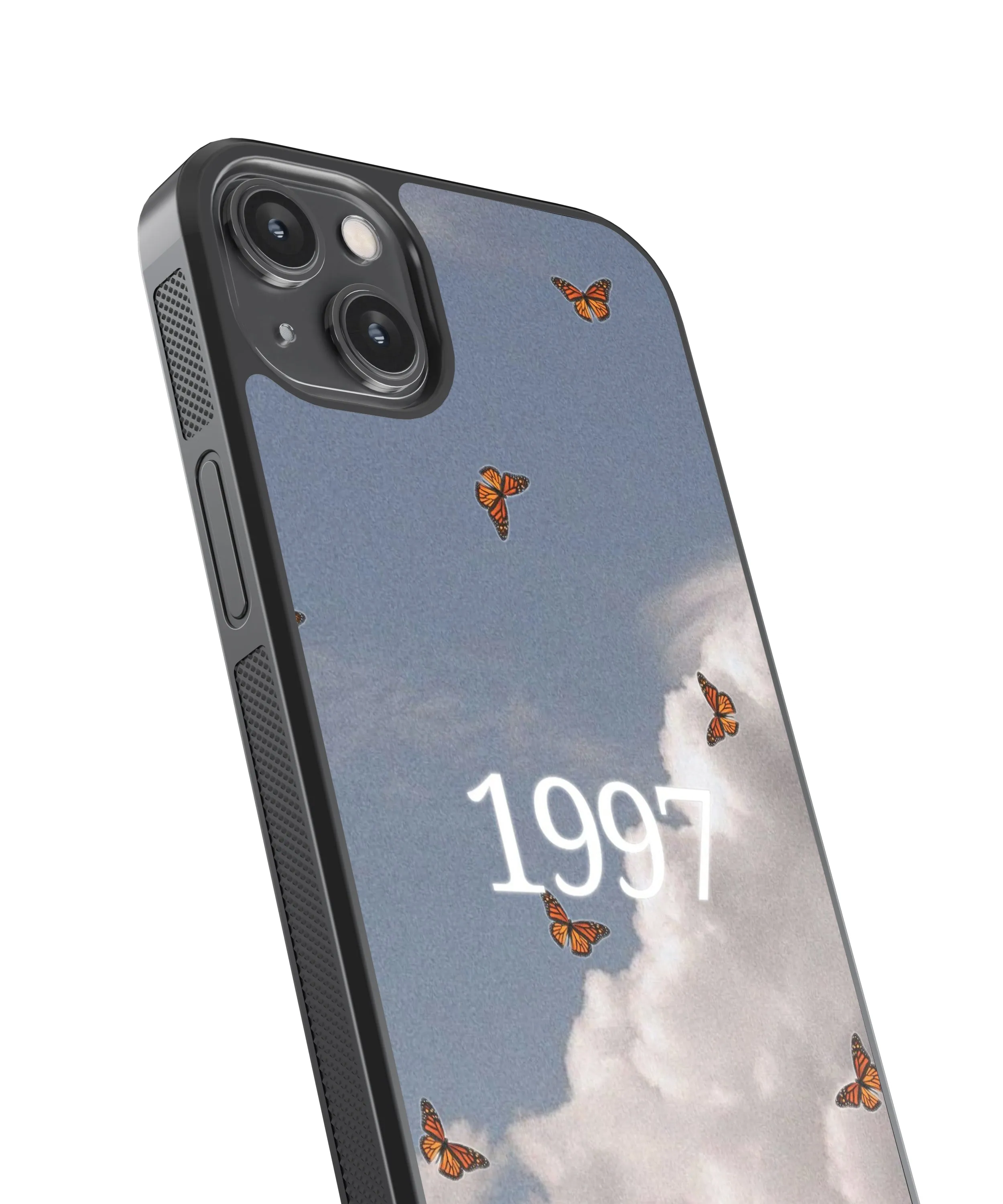 1997 Clouds Y2K Glass Phone Case Cover