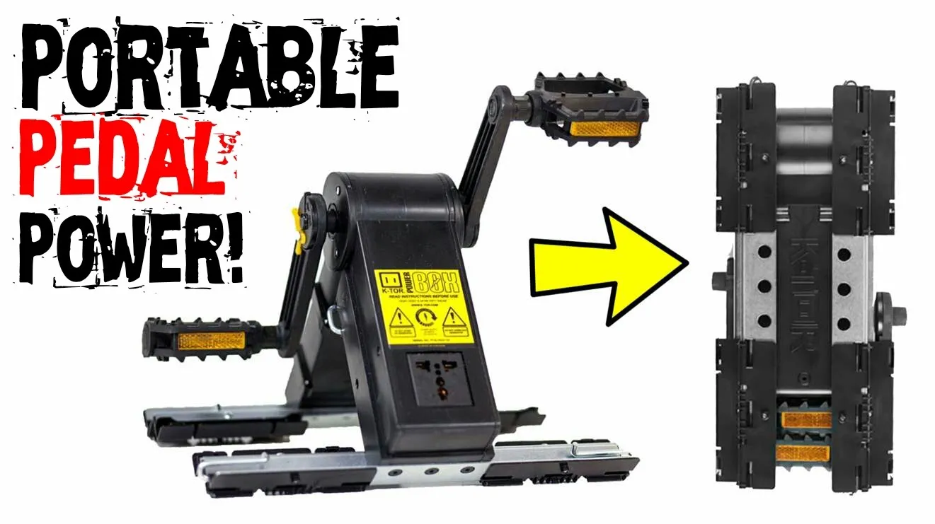 20 Watt Crank Powered Generator! K-Tor Kinetic Energy