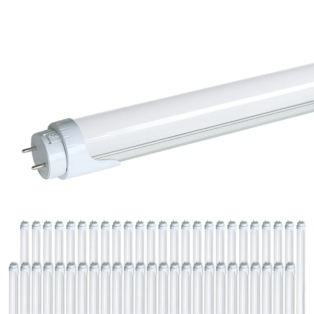2200 Lumens - T8 4ft LED Tube Light - Ballast Bypass - Double Ended - 17W - 5000K -120-277V - Pack of 50
