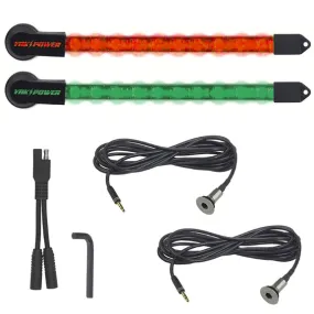 2pc LED light Kit -Red/Green (10in)