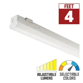 4ft LED Strip Light Fixture, 6000 Lumens, 35K/40K/50K, 120-277V