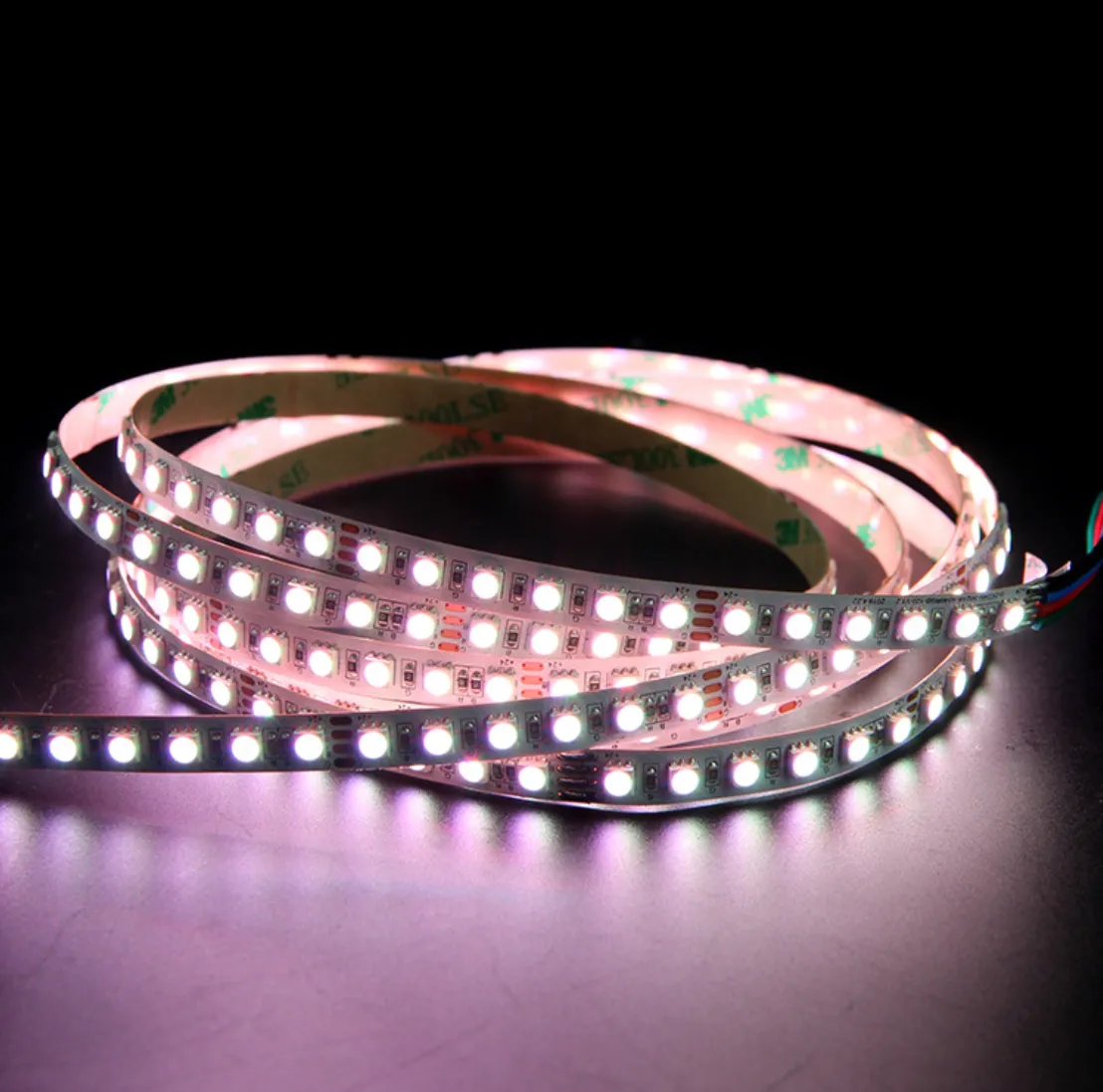 8mm RGB LED Strip Lights, 16.4FT/5Meter SMD4040 600LEDs/Roll, DC24V <95W 3.95Amp, RGB Color Changing Flexible light Strips