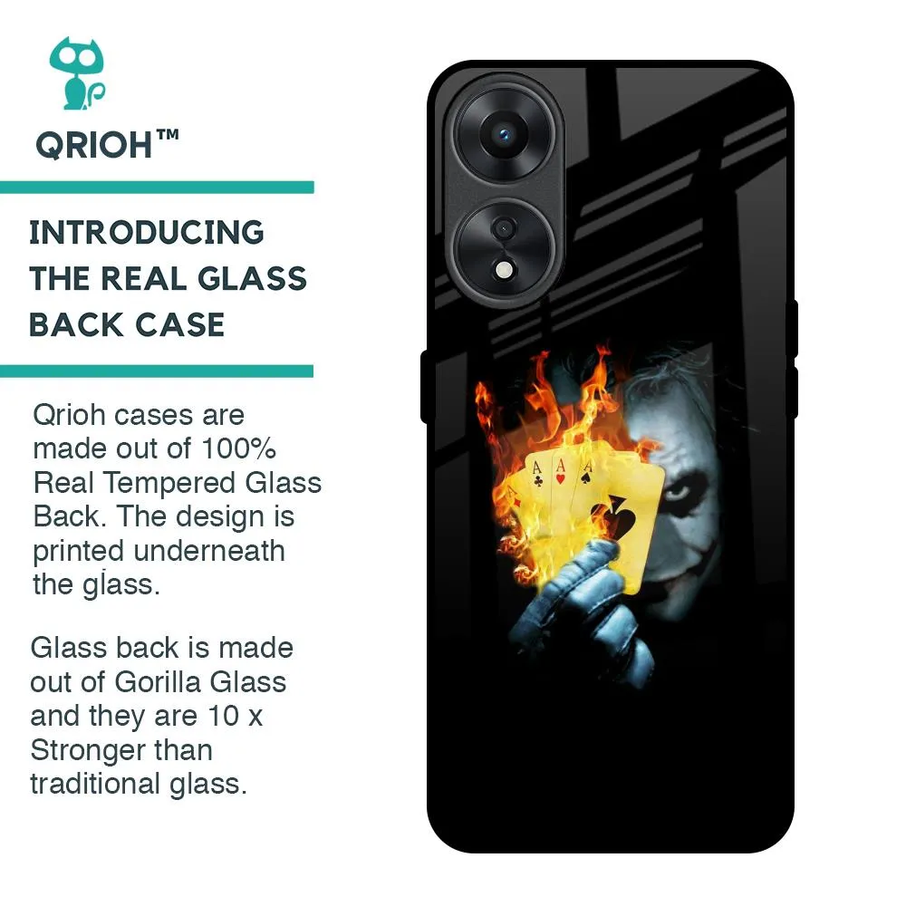 AAA Joker Glass Case for Oppo A78 5G
