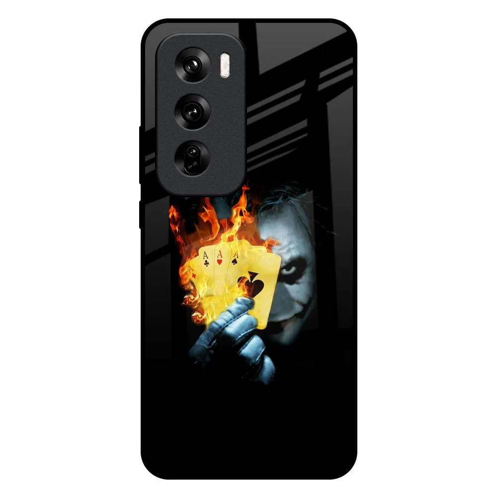AAA Joker Glass Case for Oppo Reno 12 Pro 5G