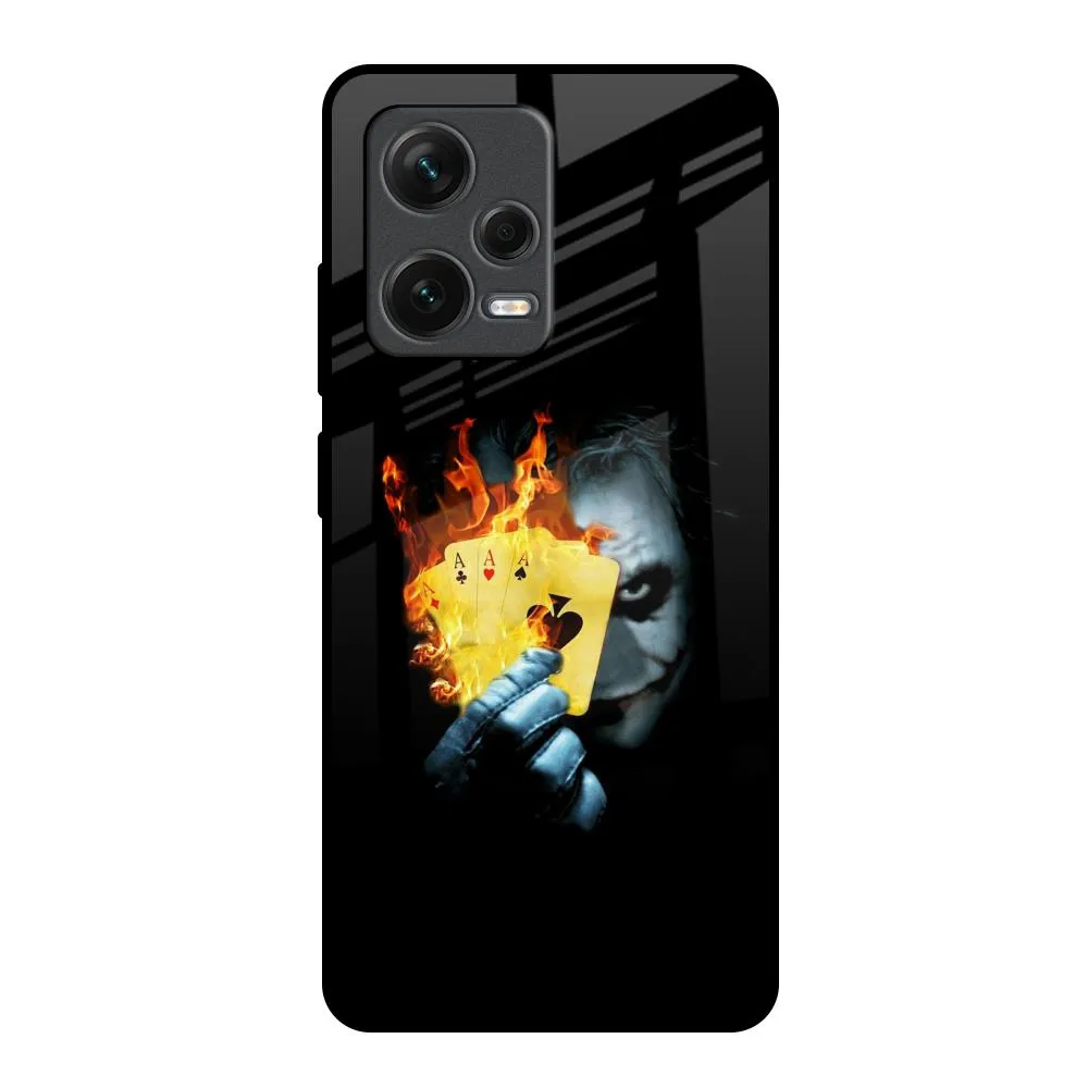 AAA Joker Glass Case for Redmi Note 12 Pro Plus 5G