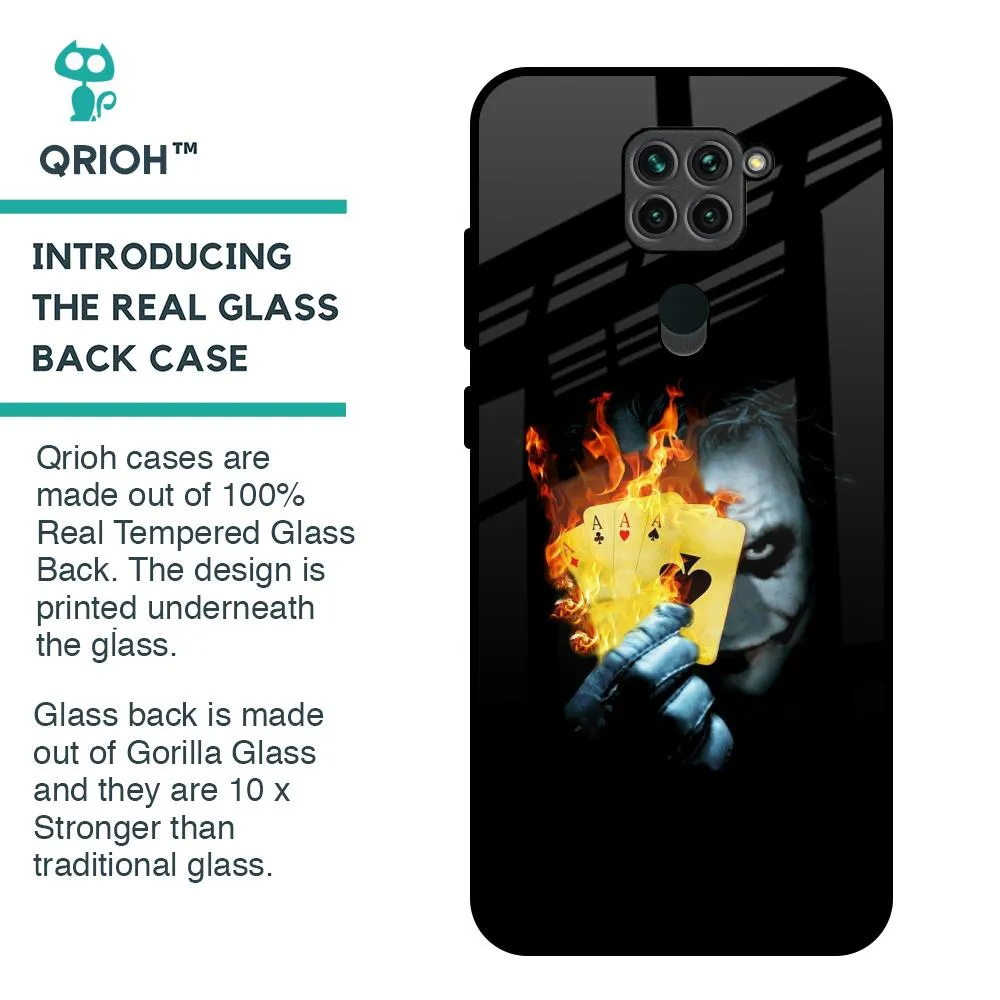 AAA Joker Glass Case for Redmi Note 9