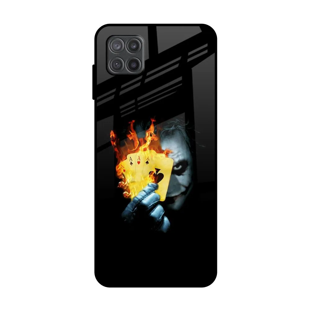 AAA Joker Glass Case for Samsung Galaxy A12