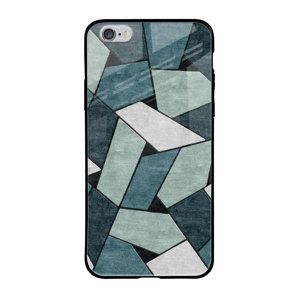 Abstact Tiles Glass Case for iPhone 6S