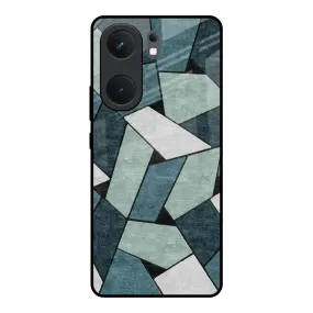 Abstact Tiles Glass Case for IQOO Neo 9 Pro