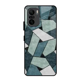 Abstact Tiles Glass Case for Mi 11X