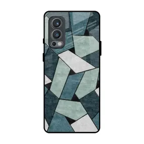 Abstact Tiles Glass Case for OnePlus Nord 2