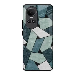 Abstact Tiles Glass Case for Oppo Reno10 Pro 5G
