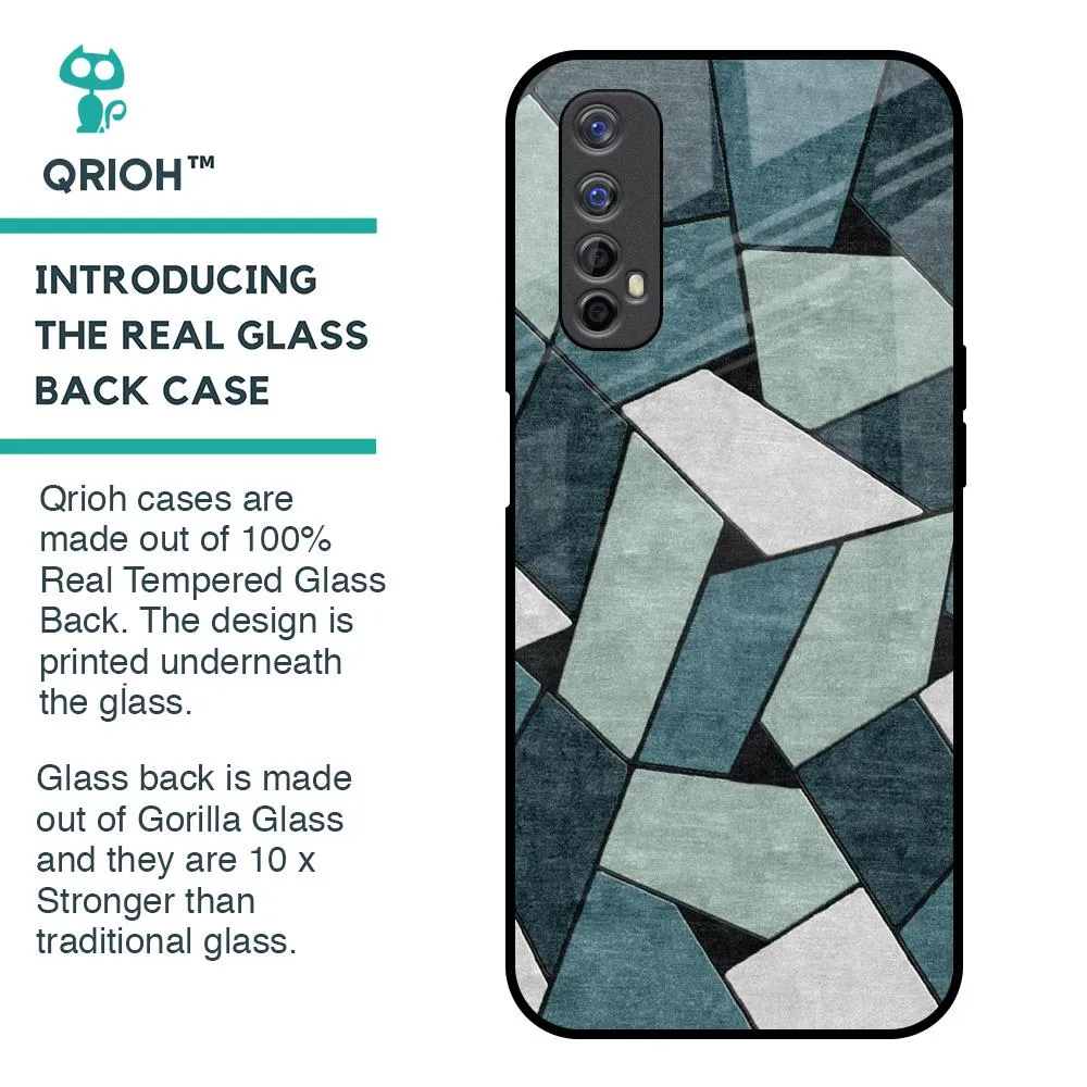 Abstact Tiles Glass Case for Realme 7
