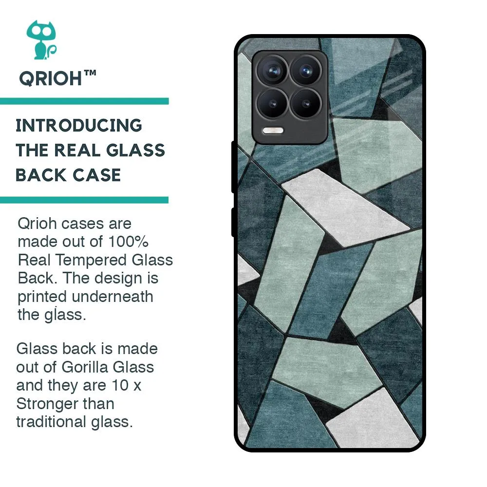 Abstact Tiles Glass Case for Realme 8 Pro
