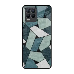 Abstact Tiles Glass Case for Realme 8 Pro