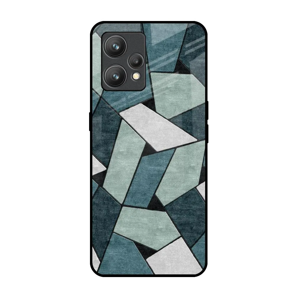Abstact Tiles Glass Case for Realme 9 Pro Plus