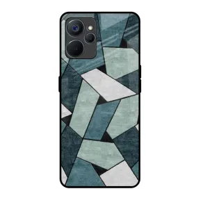 Abstact Tiles Glass Case for Realme 9i 5G