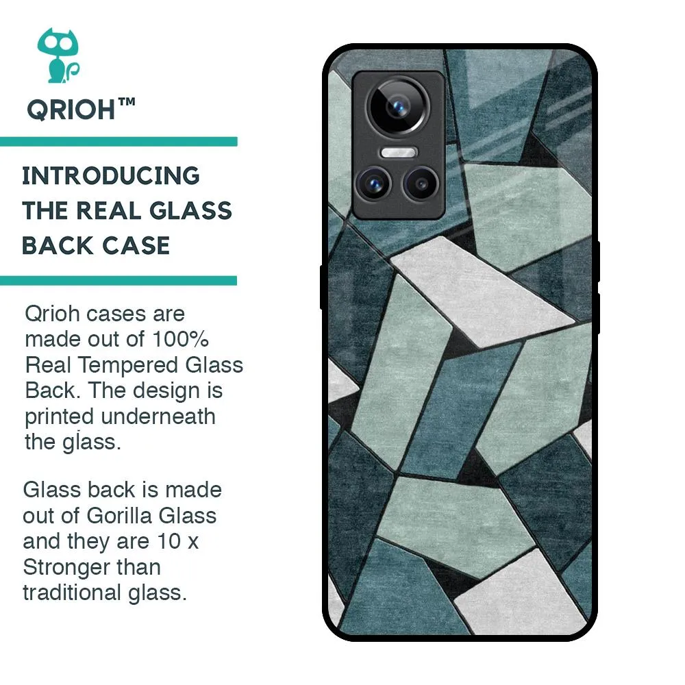 Abstact Tiles Glass Case for Realme GT Neo 3