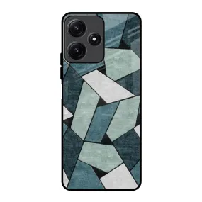 Abstact Tiles Glass Case for Redmi 12 5G