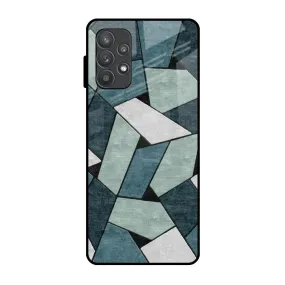 Abstact Tiles Glass Case for Samsung Galaxy A52s 5G