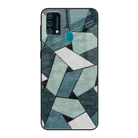 Abstact Tiles Glass Case for Samsung Galaxy F41