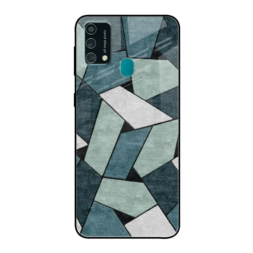 Abstact Tiles Glass Case for Samsung Galaxy F41