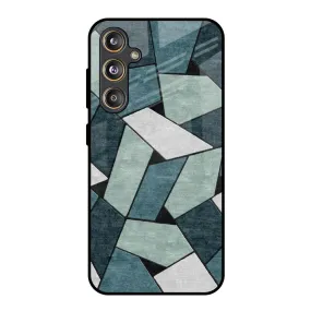 Abstact Tiles Glass Case for Samsung Galaxy F55 5G