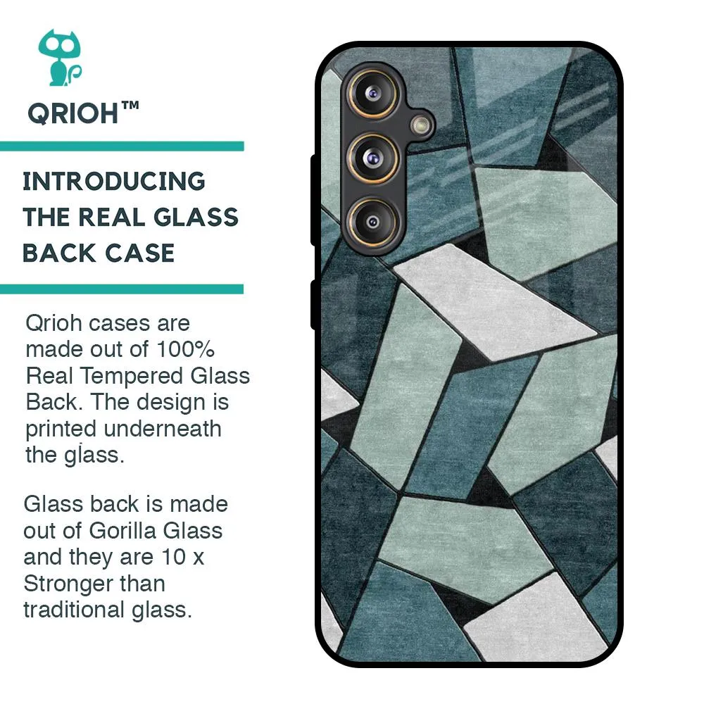 Abstact Tiles Glass Case for Samsung Galaxy F55 5G