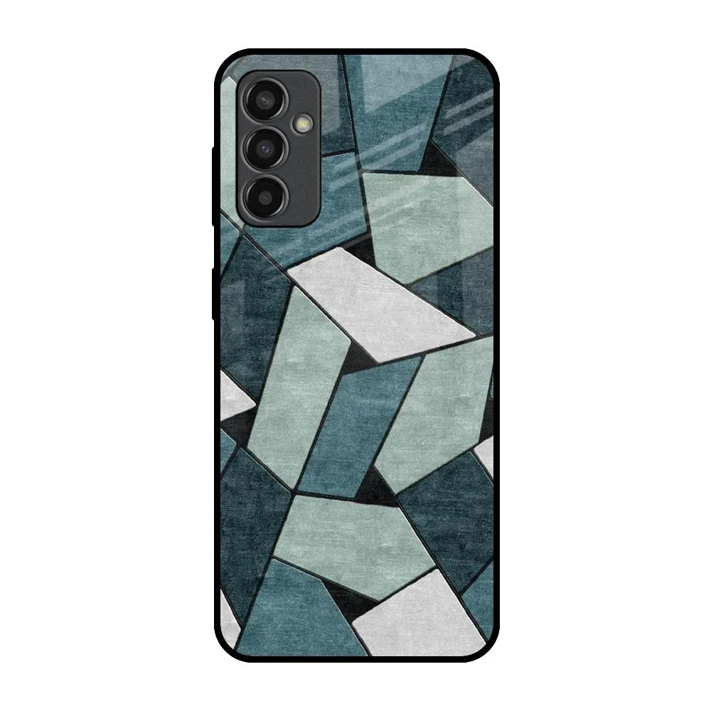 Abstact Tiles Glass Case for Samsung Galaxy M13