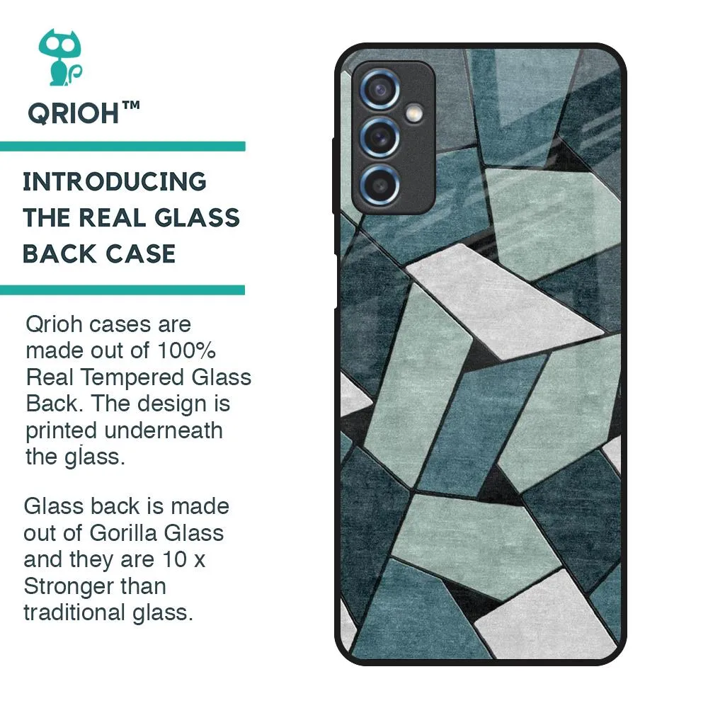 Abstact Tiles Glass Case for Samsung Galaxy M52 5G
