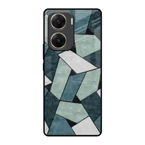 Abstact Tiles Glass Case for Vivo V29e 5G